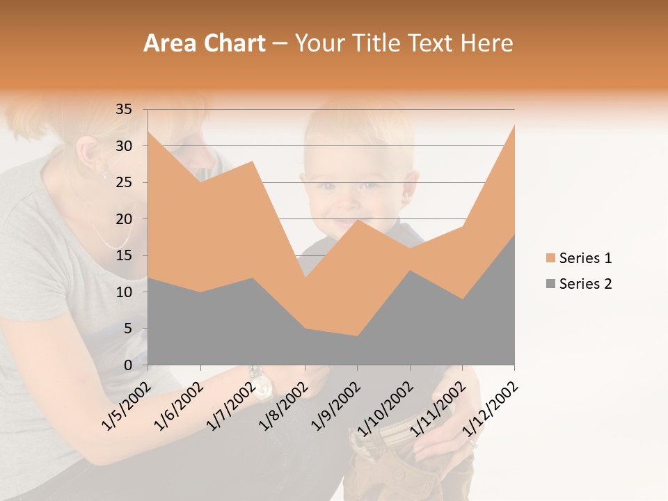 Amusement Diaper Isolated PowerPoint Template