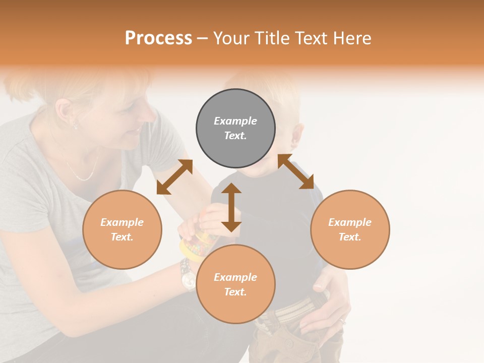 Amusement Diaper Isolated PowerPoint Template