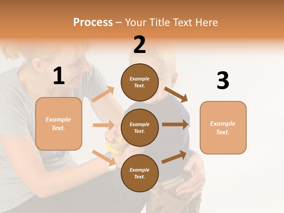 Amusement Diaper Isolated PowerPoint Template