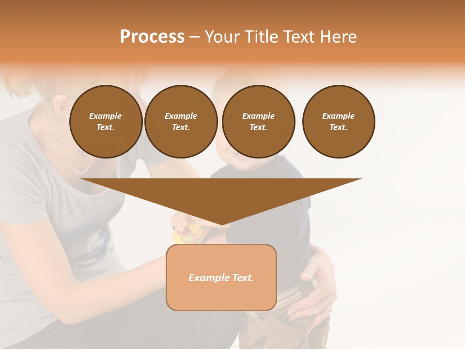 Amusement Diaper Isolated PowerPoint Template