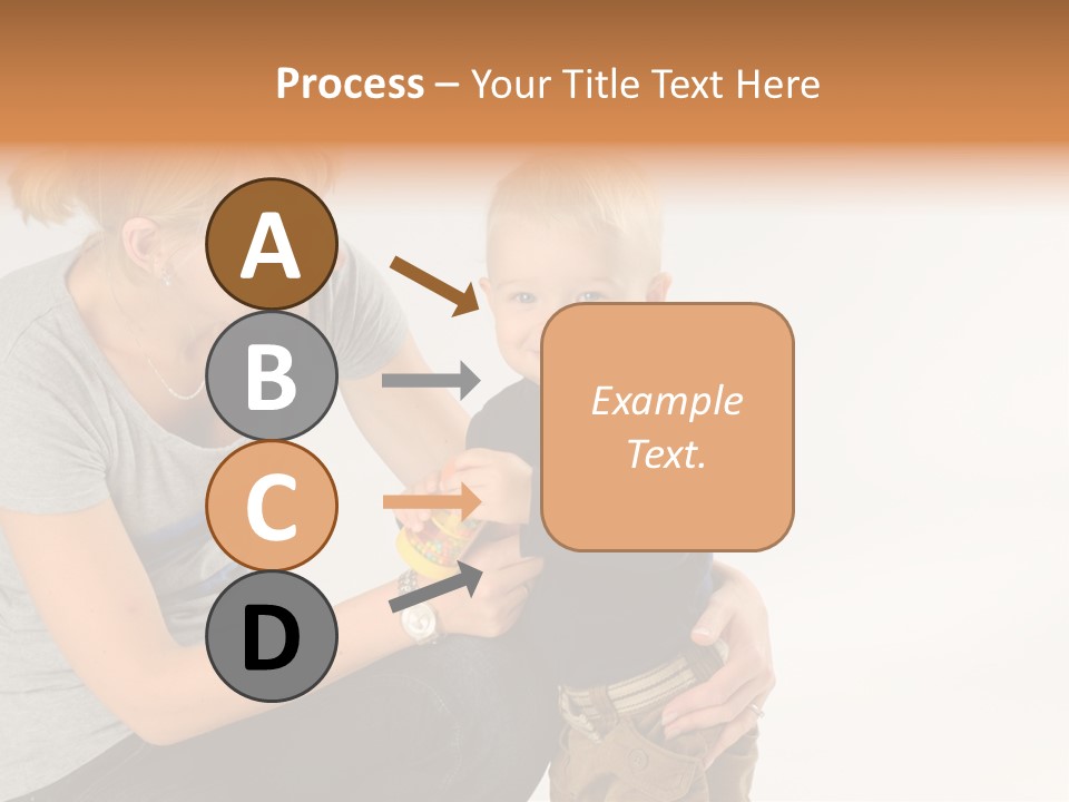 Amusement Diaper Isolated PowerPoint Template