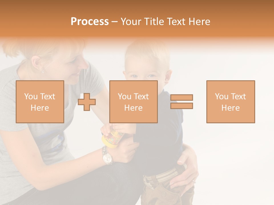 Amusement Diaper Isolated PowerPoint Template