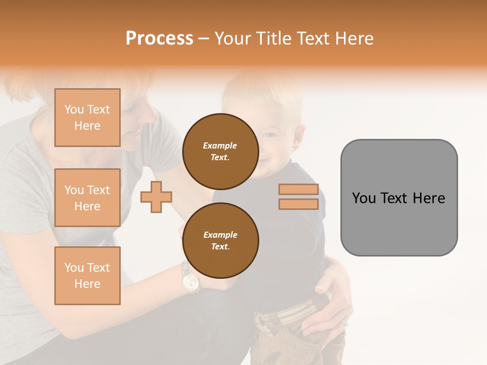 Amusement Diaper Isolated PowerPoint Template