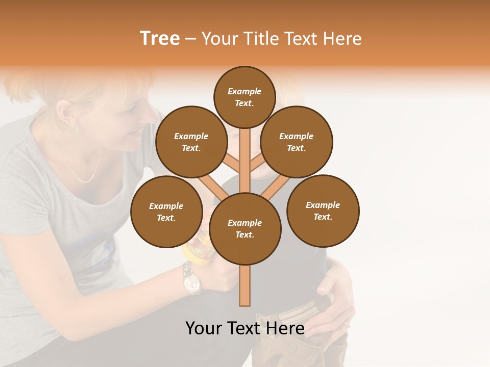 Amusement Diaper Isolated PowerPoint Template