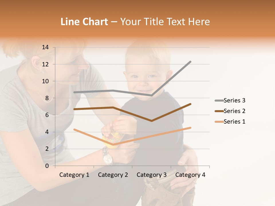 Amusement Diaper Isolated PowerPoint Template