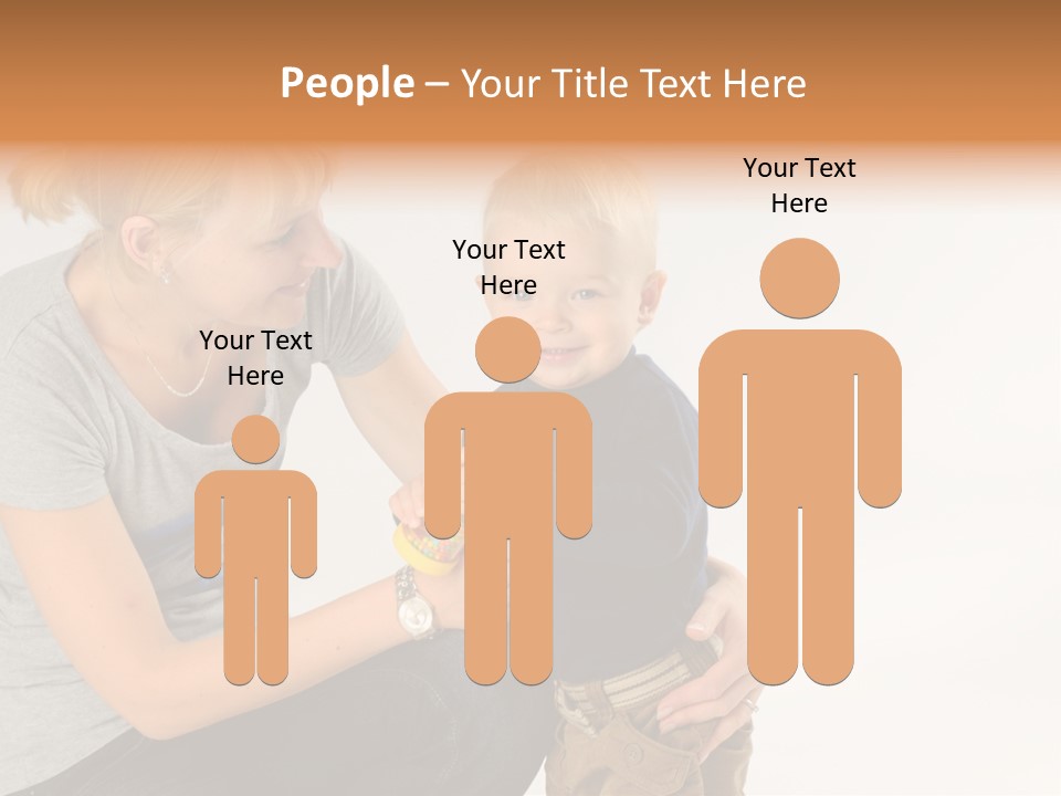 Amusement Diaper Isolated PowerPoint Template