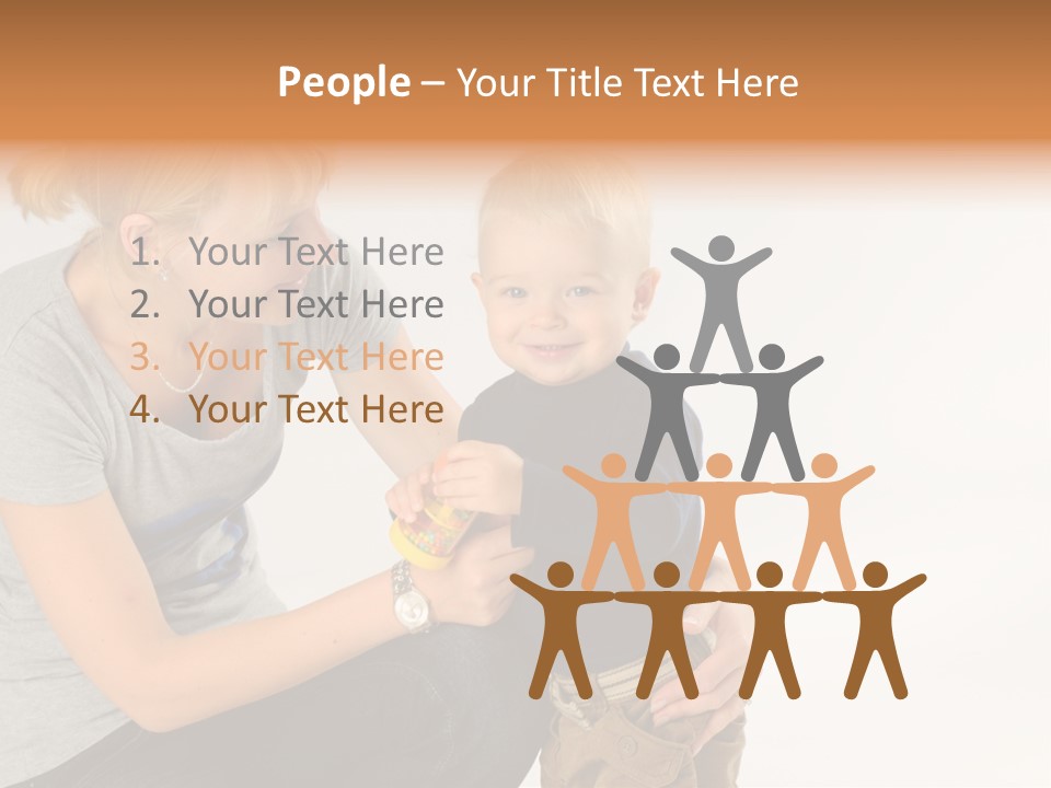 Amusement Diaper Isolated PowerPoint Template