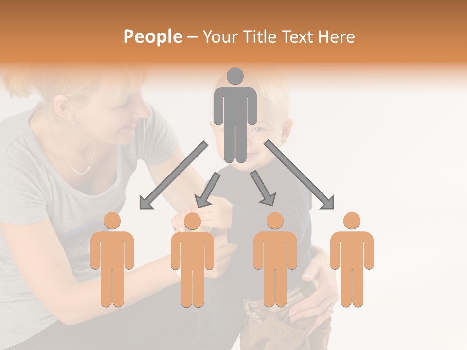 Amusement Diaper Isolated PowerPoint Template