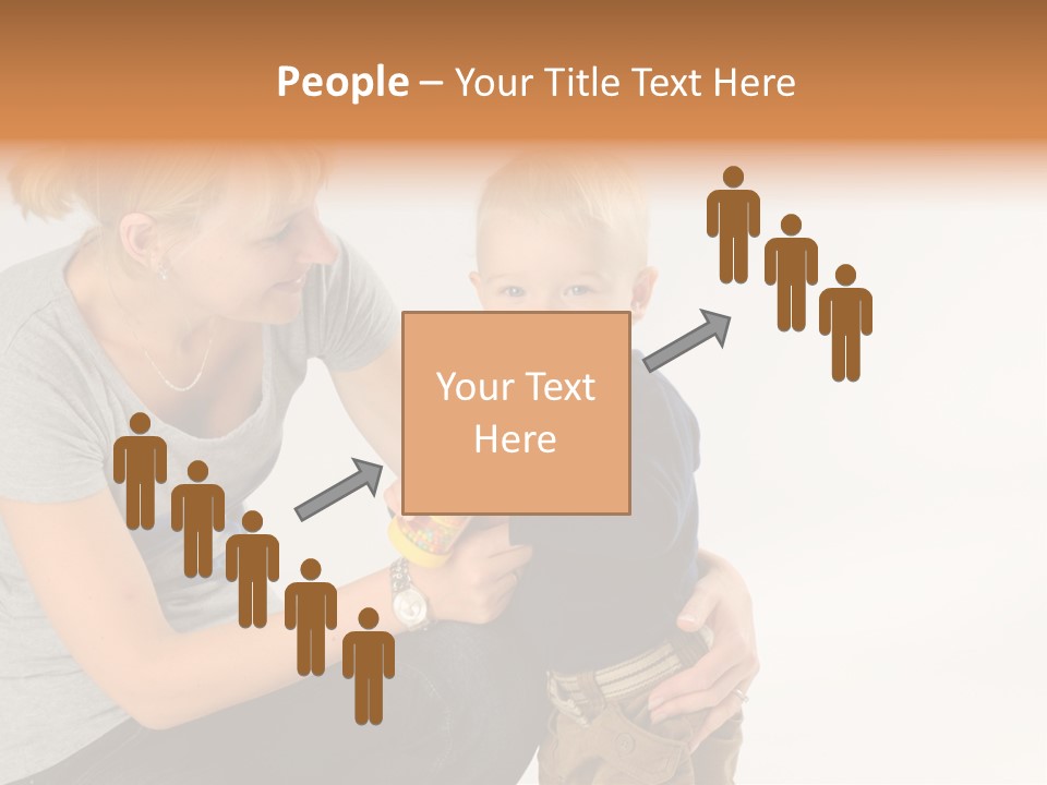 Amusement Diaper Isolated PowerPoint Template