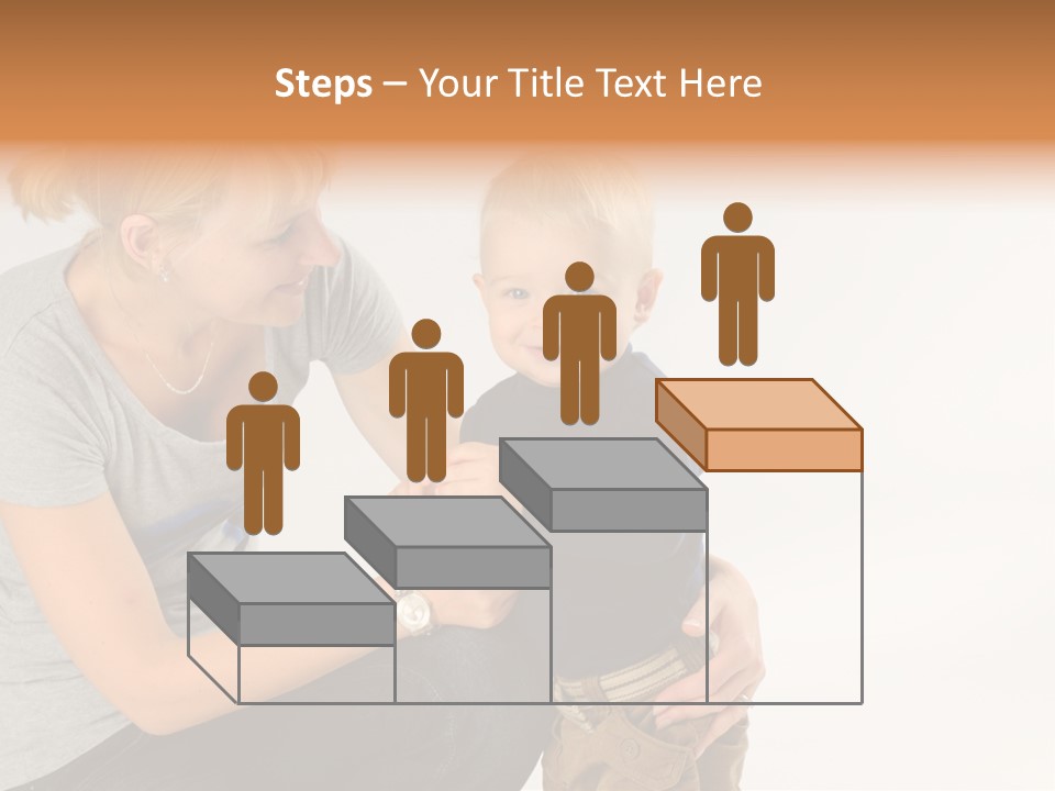 Amusement Diaper Isolated PowerPoint Template