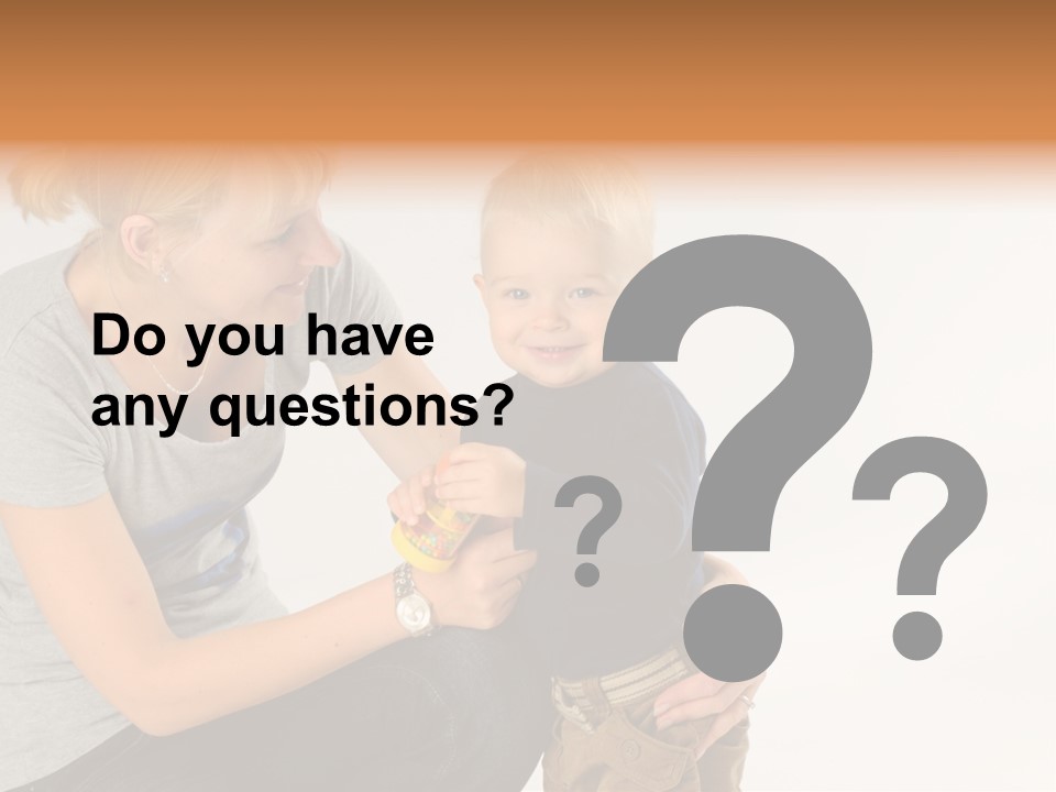 Amusement Diaper Isolated PowerPoint Template