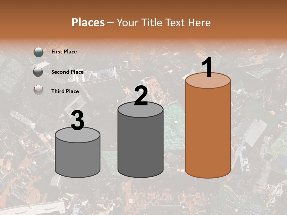 Pile Part Electronic PowerPoint Template