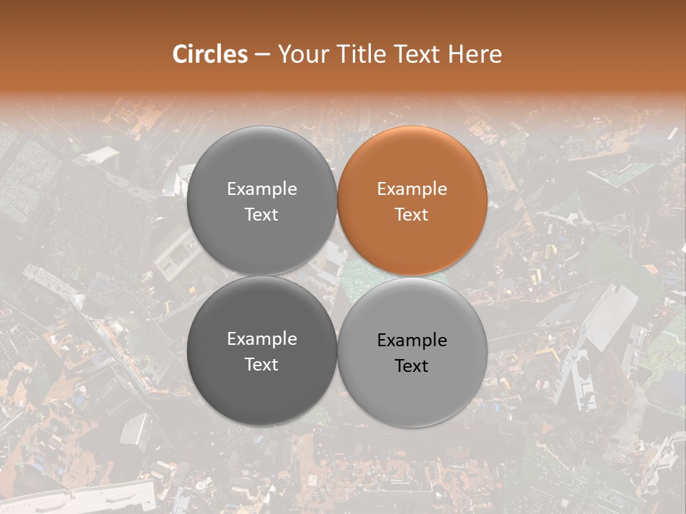 Pile Part Electronic PowerPoint Template