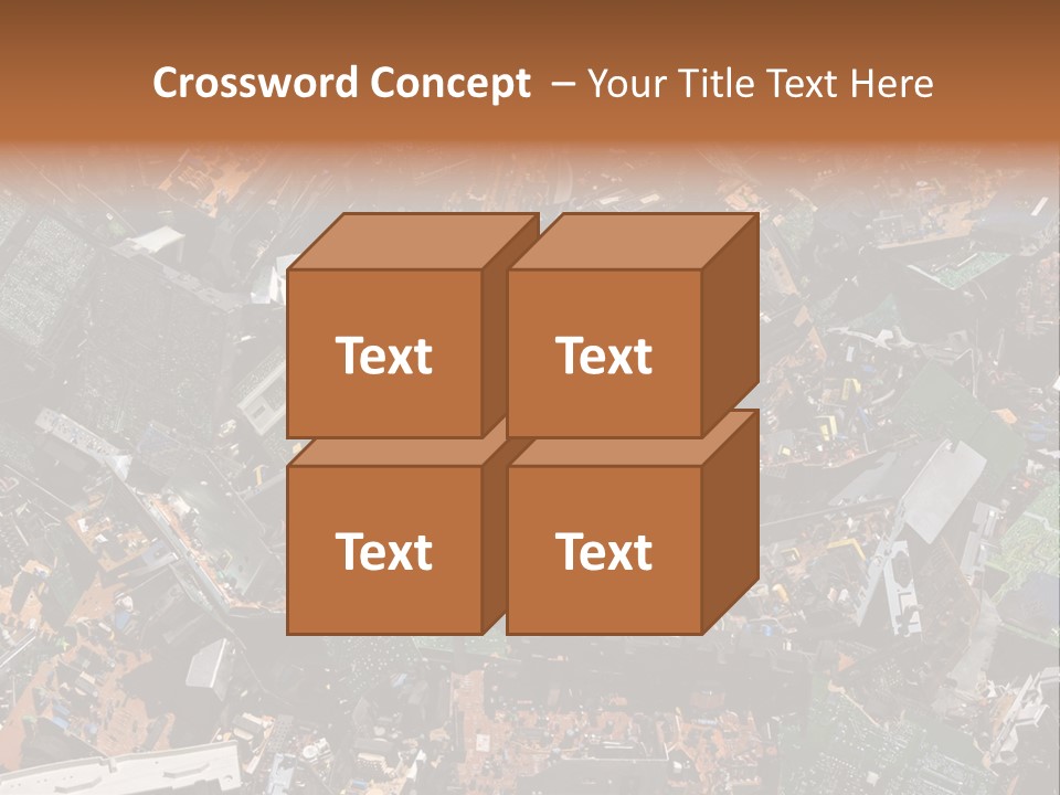 Pile Part Electronic PowerPoint Template