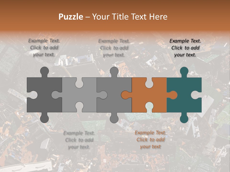 Pile Part Electronic PowerPoint Template