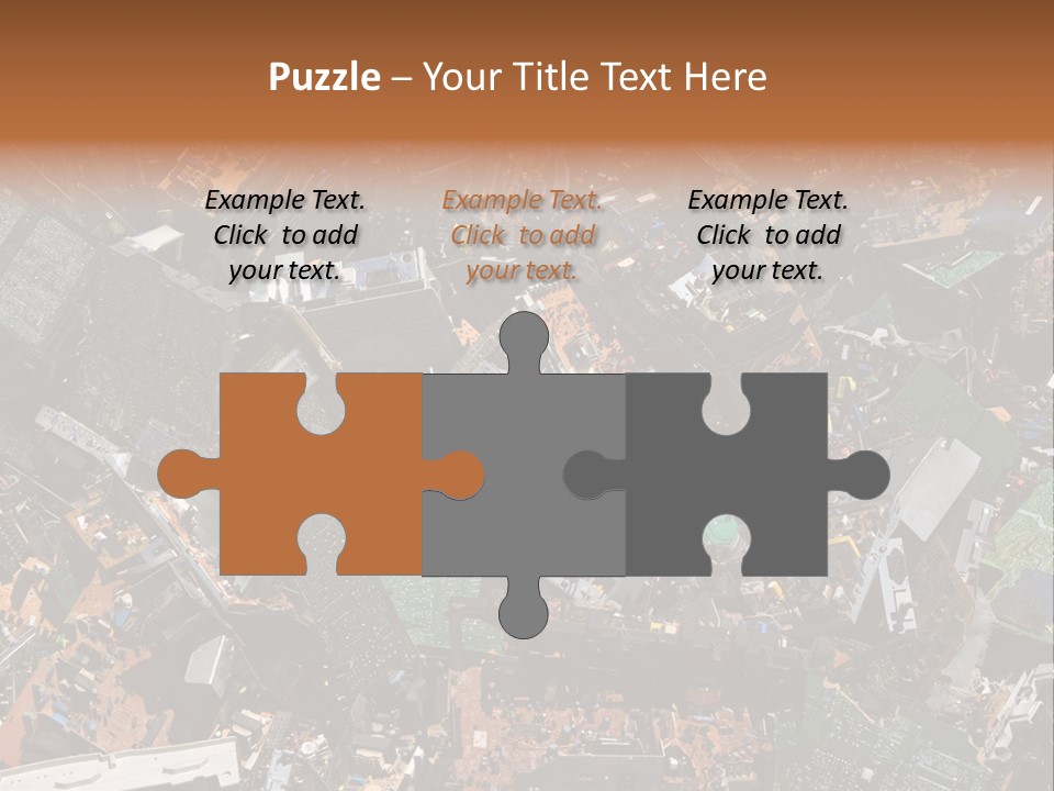 Pile Part Electronic PowerPoint Template