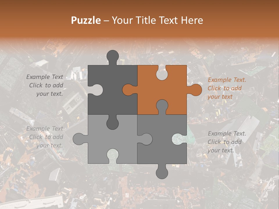 Pile Part Electronic PowerPoint Template