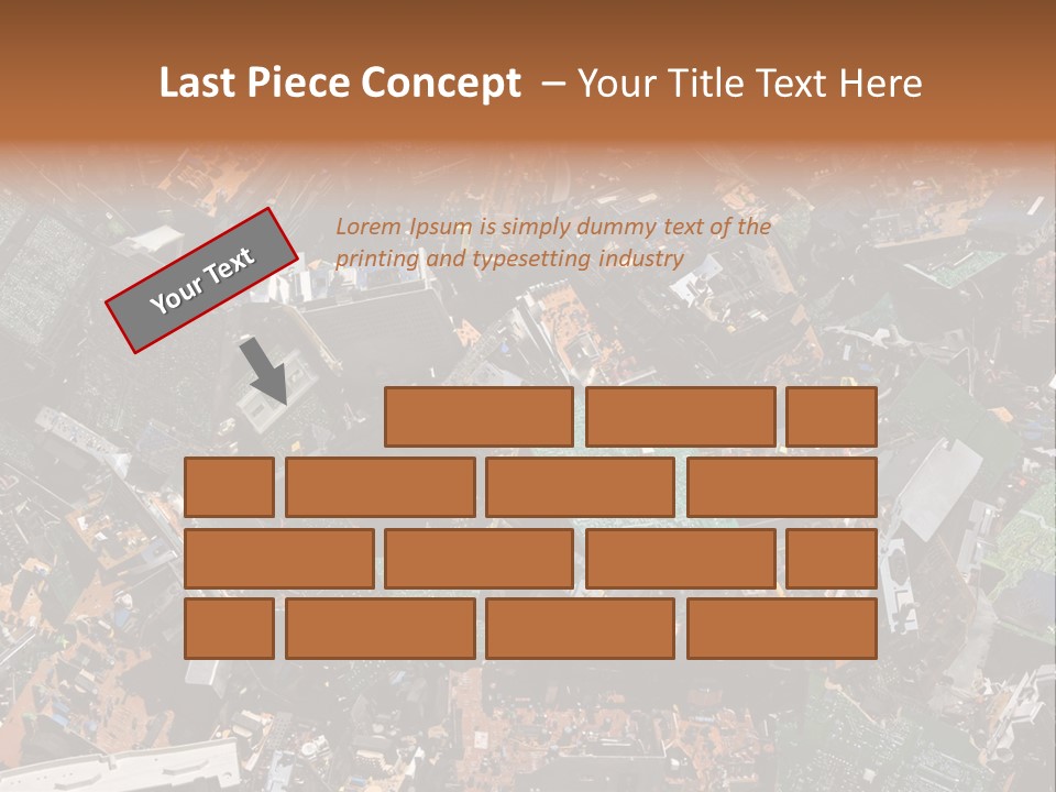 Pile Part Electronic PowerPoint Template