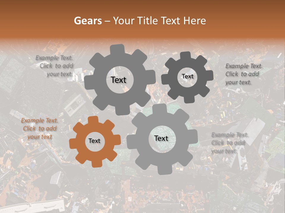 Pile Part Electronic PowerPoint Template