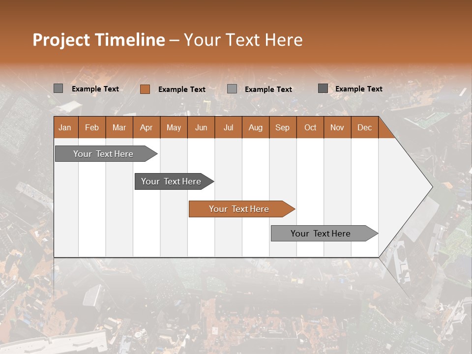 Pile Part Electronic PowerPoint Template