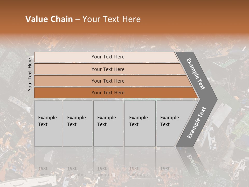 Pile Part Electronic PowerPoint Template