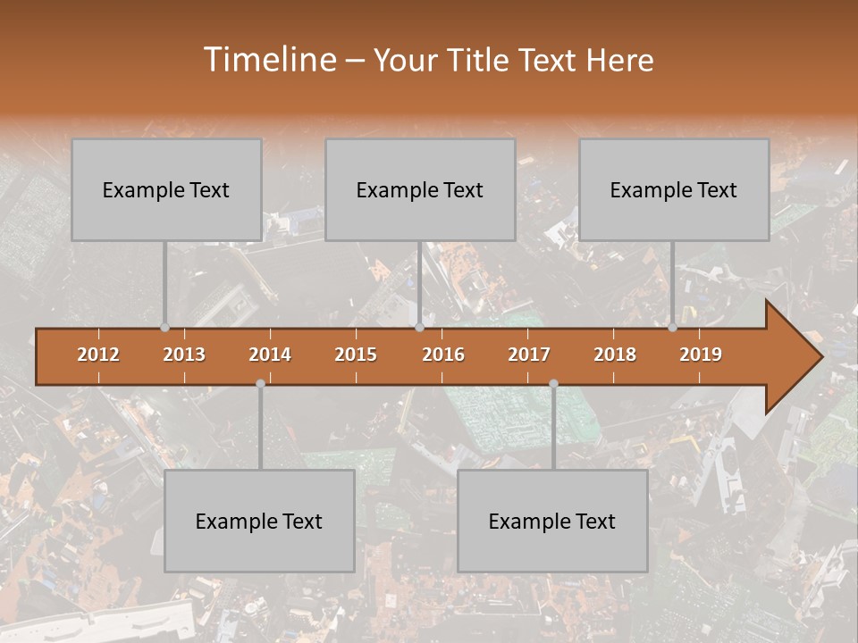Pile Part Electronic PowerPoint Template