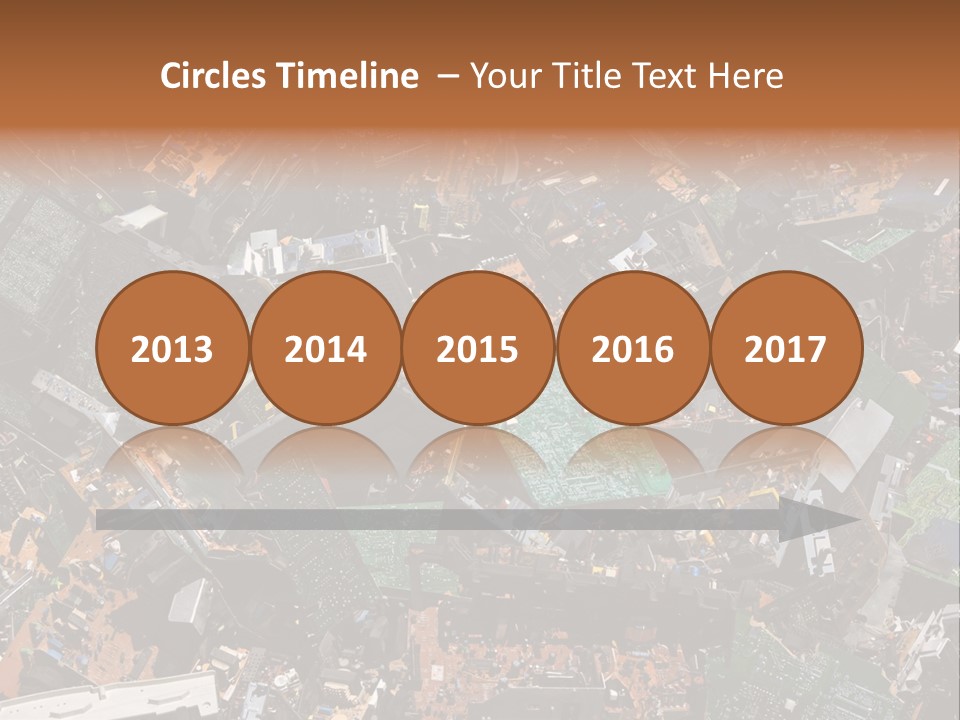 Pile Part Electronic PowerPoint Template