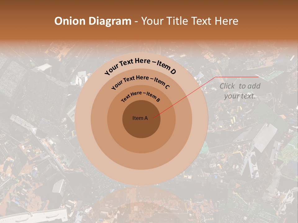 Pile Part Electronic PowerPoint Template