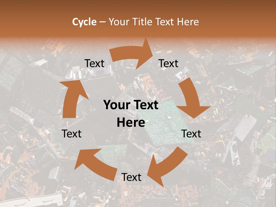 Pile Part Electronic PowerPoint Template