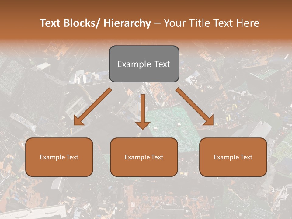 Pile Part Electronic PowerPoint Template