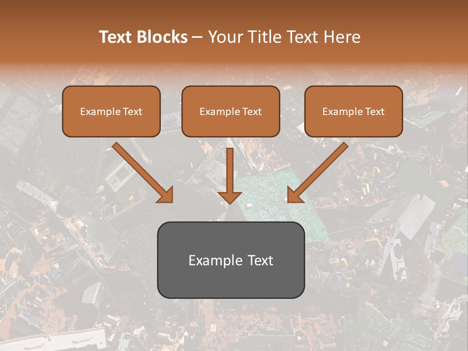 Pile Part Electronic PowerPoint Template