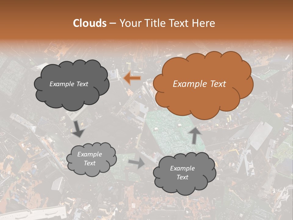 Pile Part Electronic PowerPoint Template
