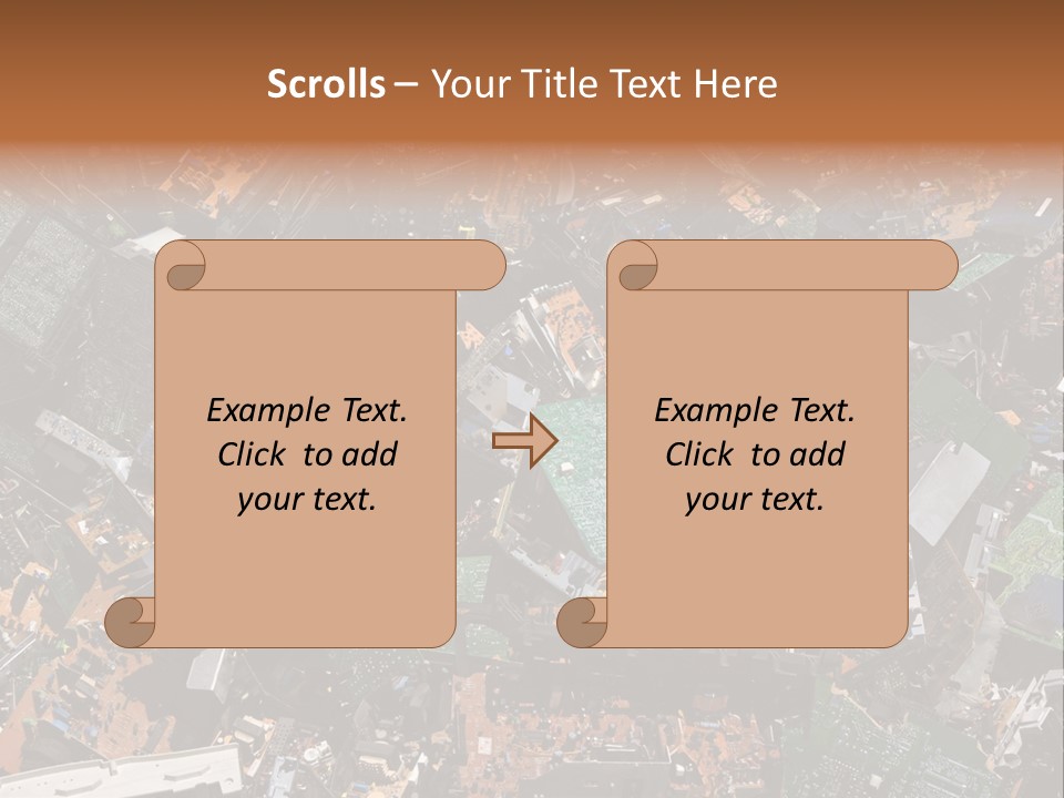 Pile Part Electronic PowerPoint Template