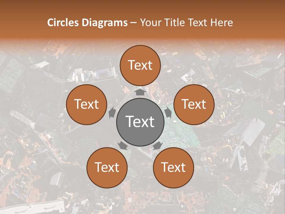 Pile Part Electronic PowerPoint Template