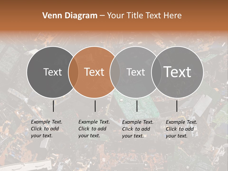 Pile Part Electronic PowerPoint Template