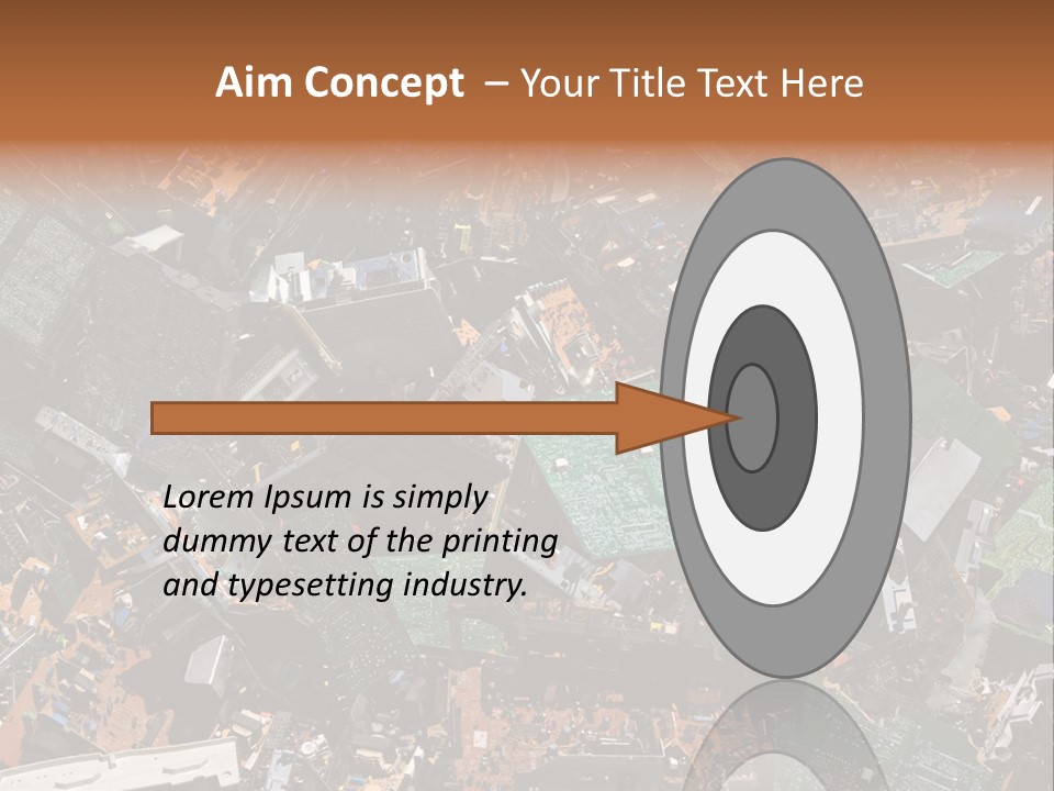 Pile Part Electronic PowerPoint Template