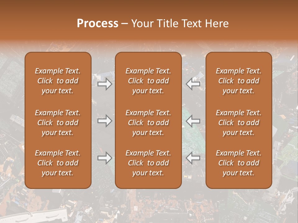 Pile Part Electronic PowerPoint Template