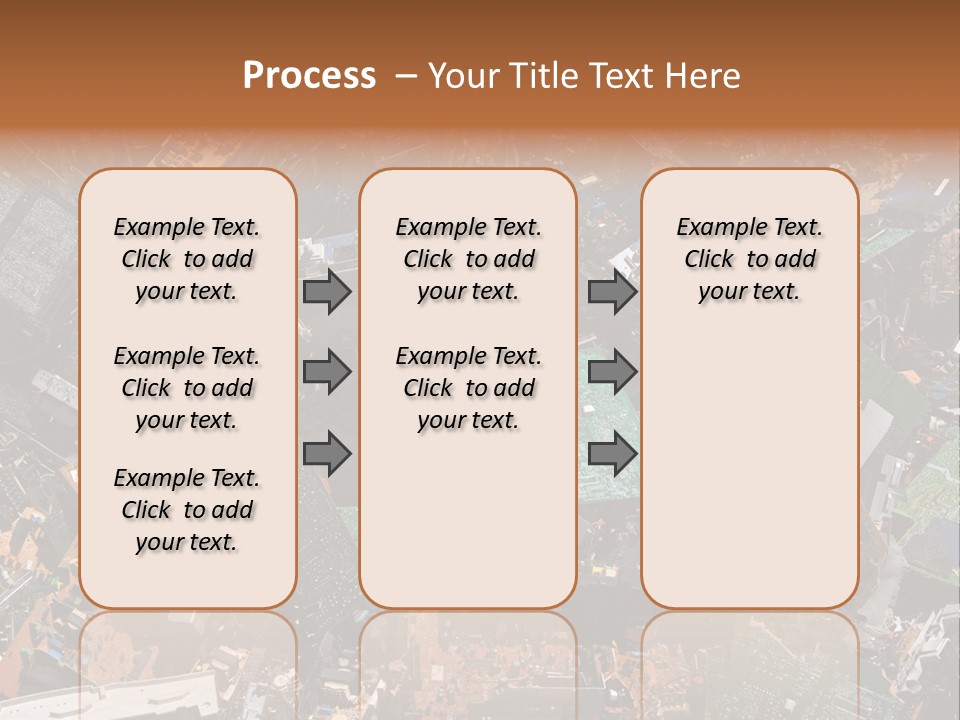 Pile Part Electronic PowerPoint Template
