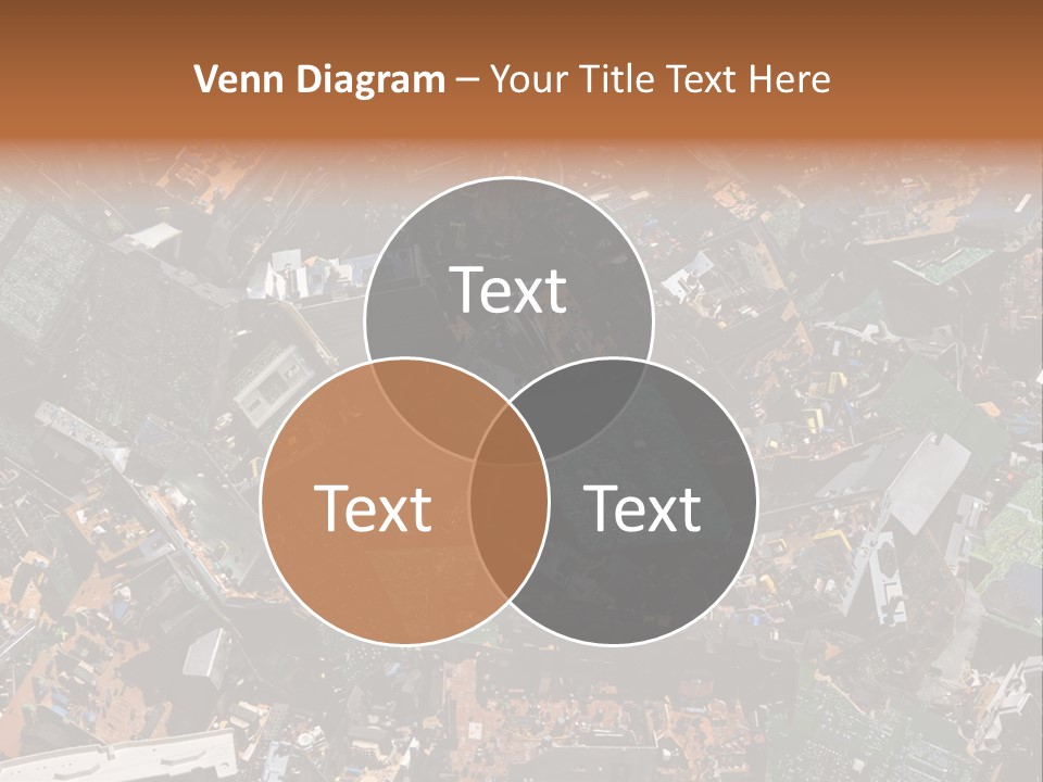 Pile Part Electronic PowerPoint Template