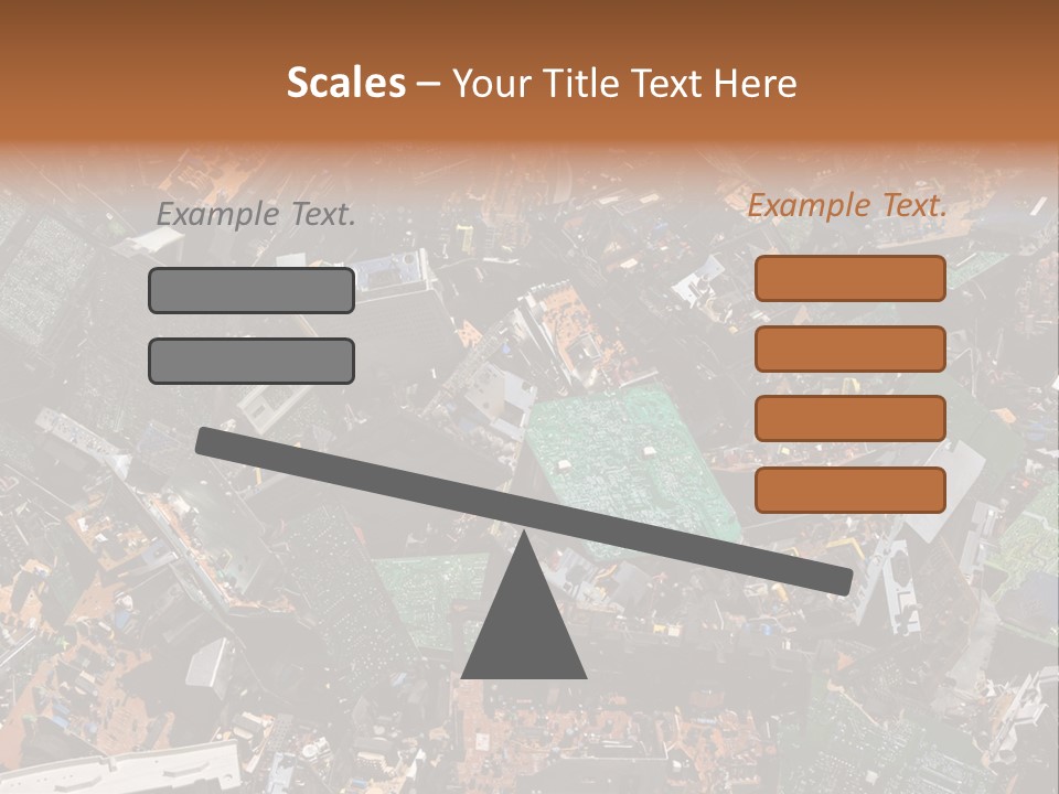 Pile Part Electronic PowerPoint Template