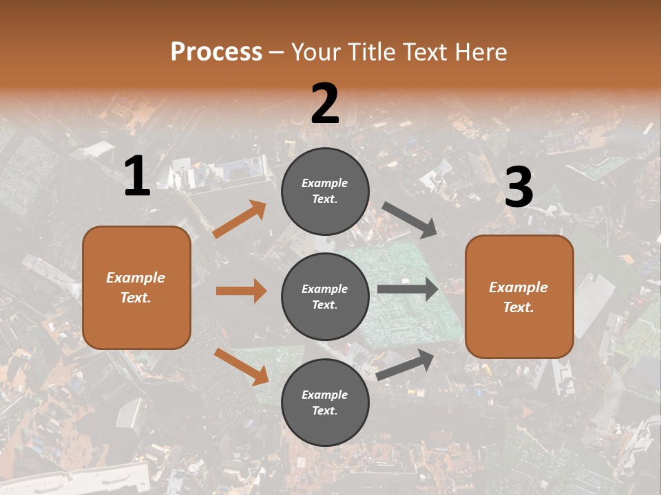 Pile Part Electronic PowerPoint Template