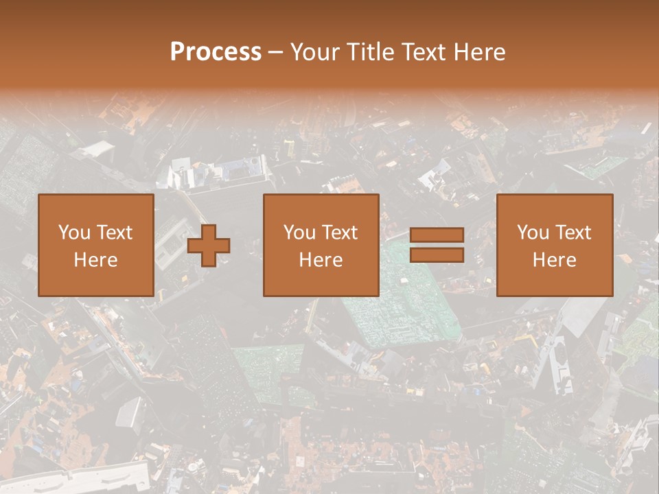 Pile Part Electronic PowerPoint Template