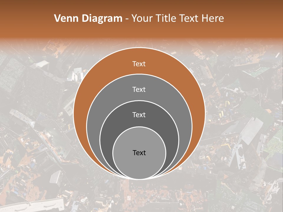 Pile Part Electronic PowerPoint Template