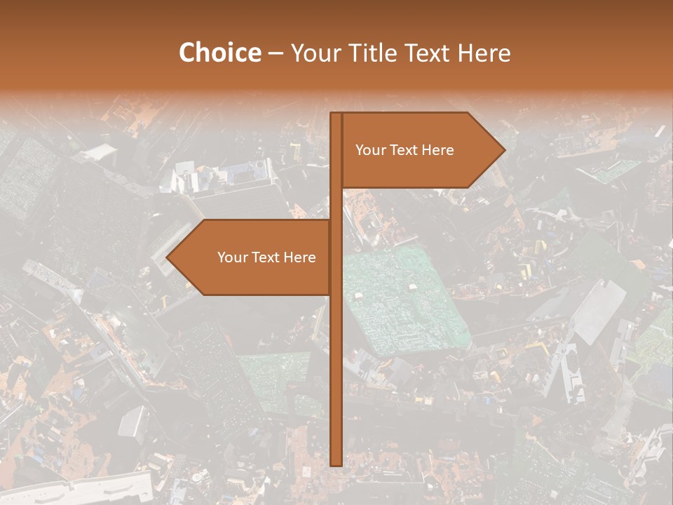 Pile Part Electronic PowerPoint Template