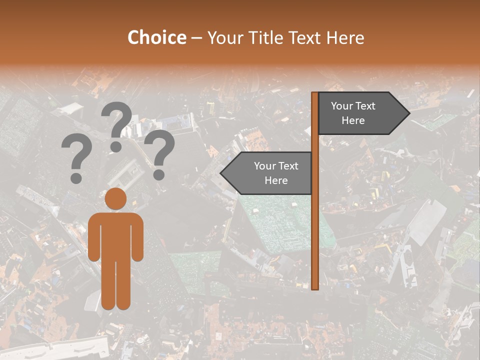 Pile Part Electronic PowerPoint Template