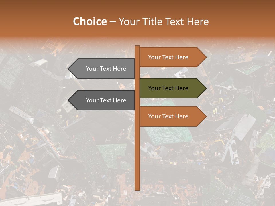 Pile Part Electronic PowerPoint Template