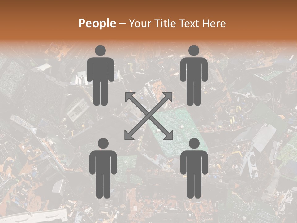 Pile Part Electronic PowerPoint Template