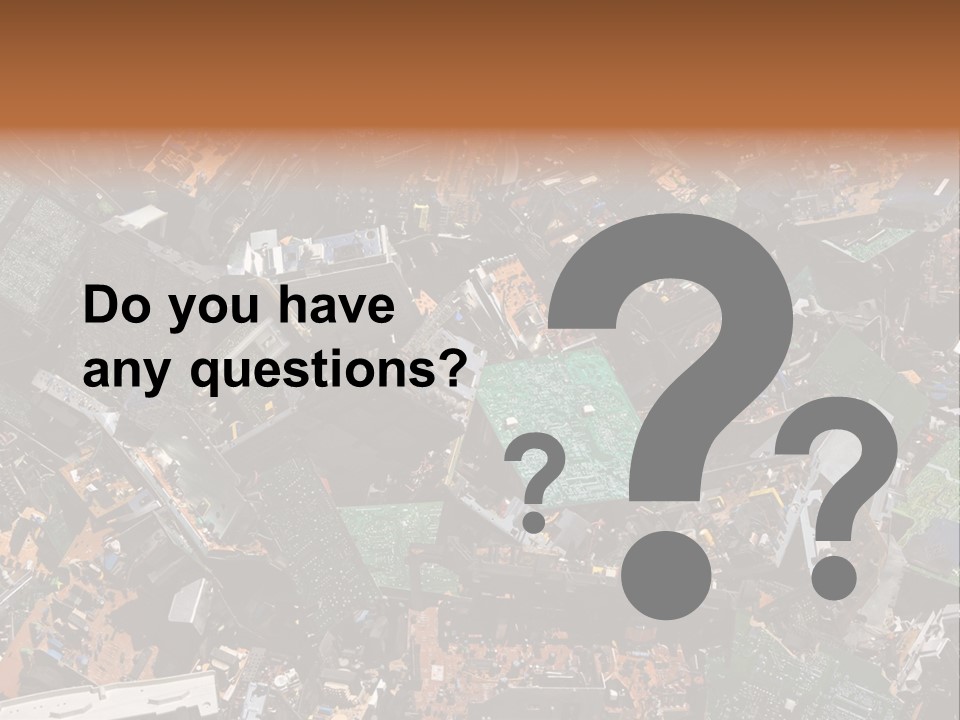 Pile Part Electronic PowerPoint Template