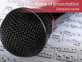 Note Patterns Music PowerPoint Template