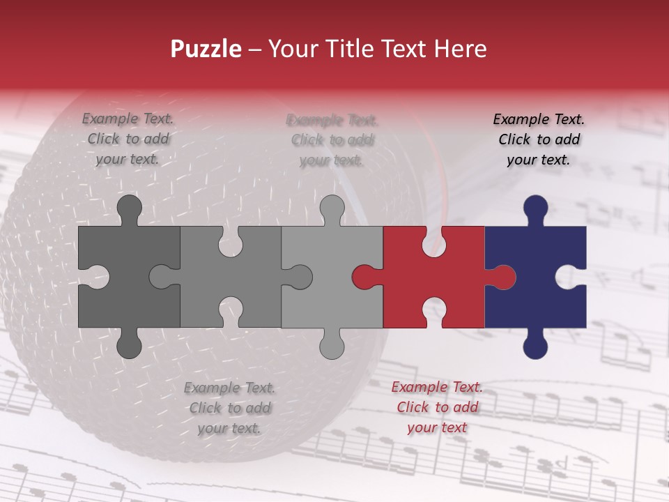 Note Patterns Music PowerPoint Template